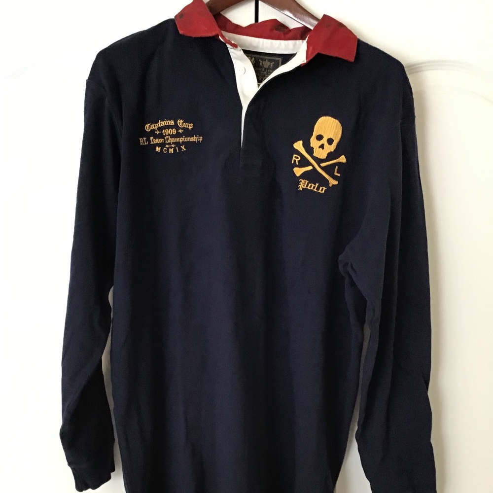POLO RALPH LAUREN RUGBY MENS PULLOVER - Picture 7 of 16